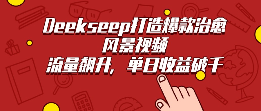 图片[1]-Deekseep打造爆款治愈风景视频