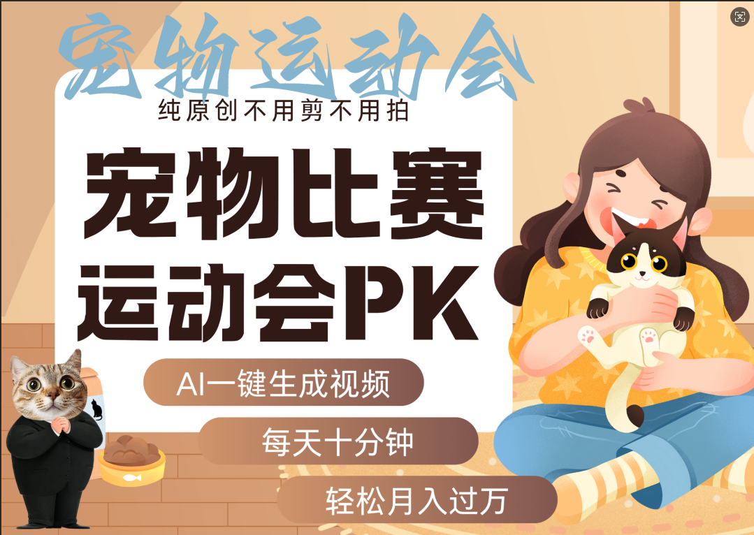 图片[1]-AI萌宠运动员跳水 射击  篮球  足球比赛   每天十分钟 附详细提示词文案库