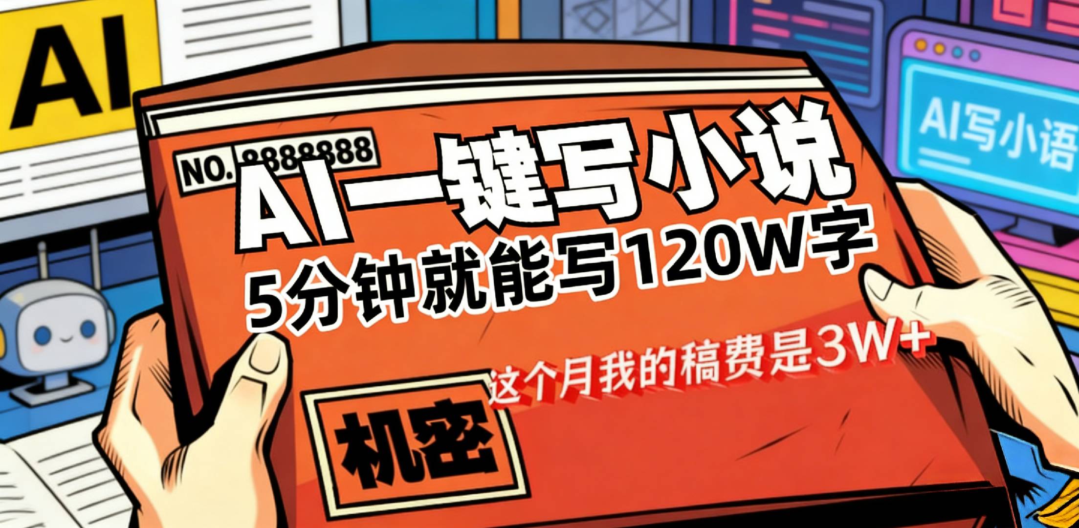 图片[1]-用AI写小说真的是太牛了，5分钟就能120W字