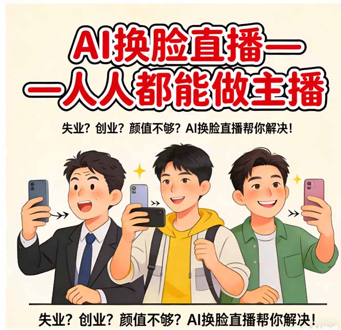 （17719期）AI换脸直播，人人都能做主播