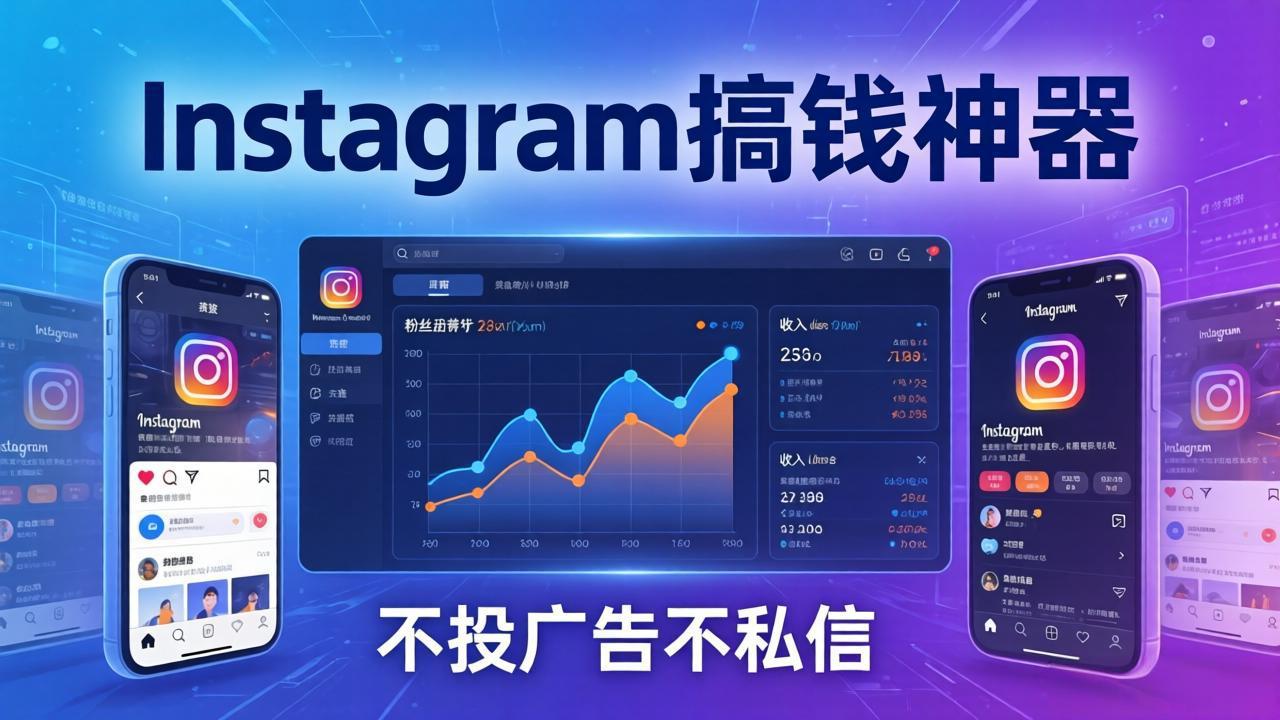 （17731期）Instagram搞钱神器：月涨6万+5万刀，不投广告不私信，靠算法+低价产品