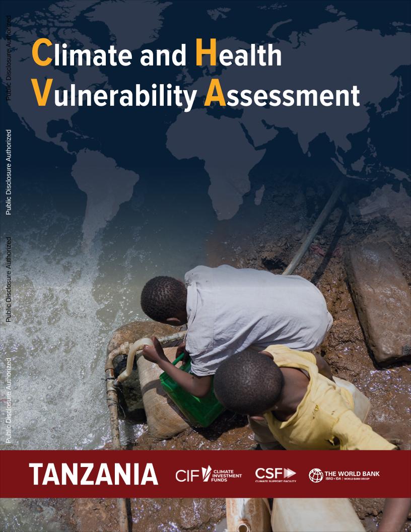 世界银行-坦桑尼亚气候与健康脆弱性评估（英）-86页