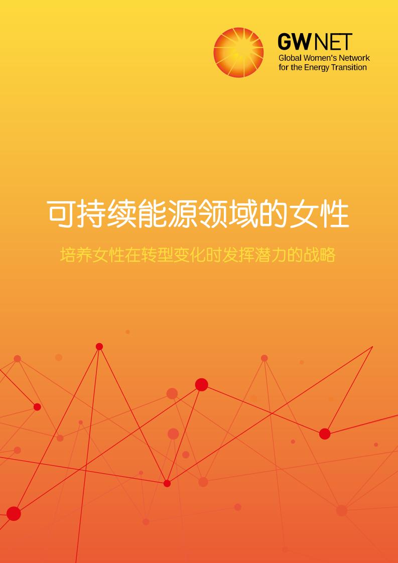 可持续能源领域的女性：培养女性在转型变化时发挥潜力的战略