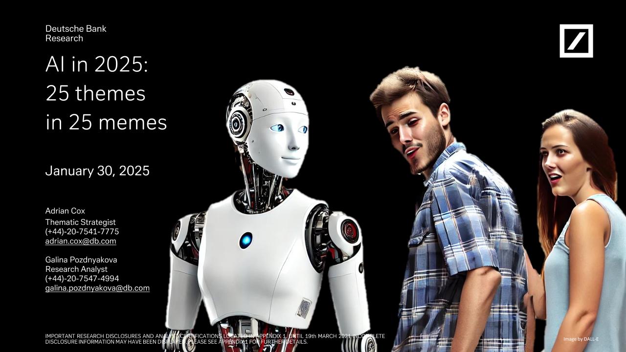 2025年人工智能全景：从25张创意图解析25个未来AI主题报告（英）-德意志银行-2025.1.30-39页