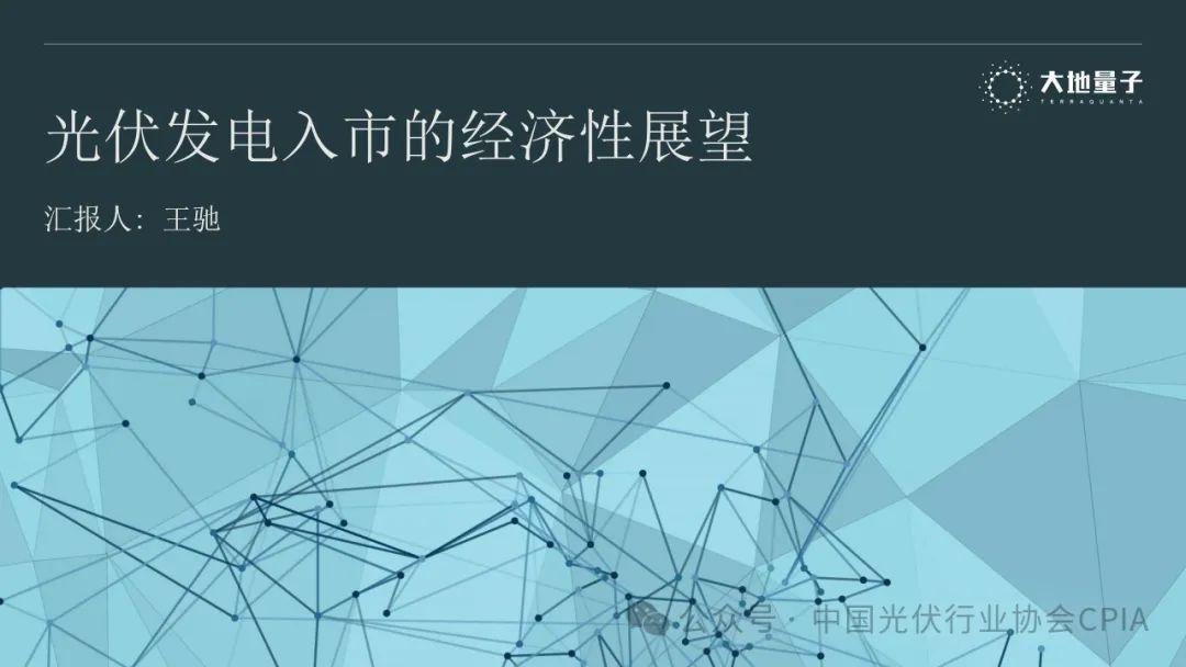 光伏发电入市的经济性展望——王驰