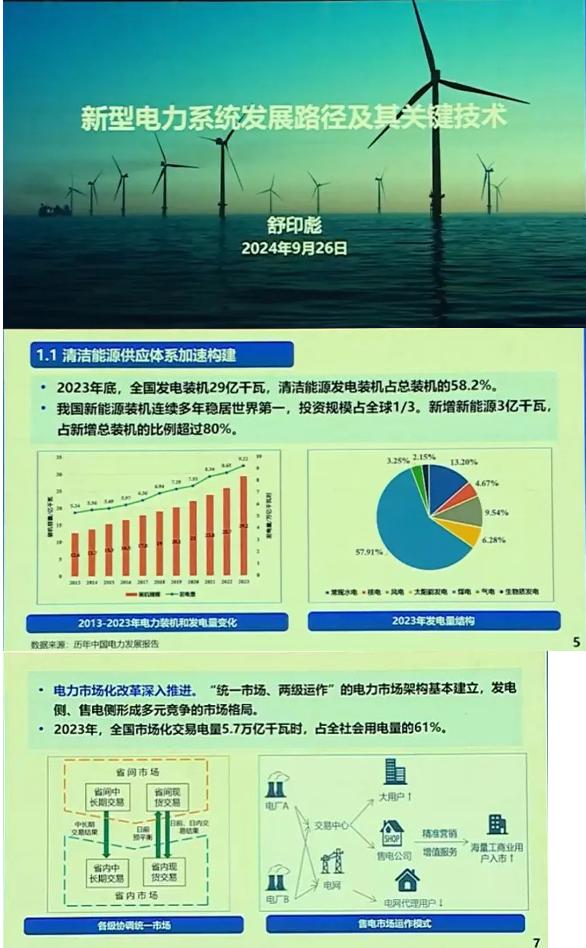 新型电力系统发展路径及其关键技术-舒印彪2024.9.26