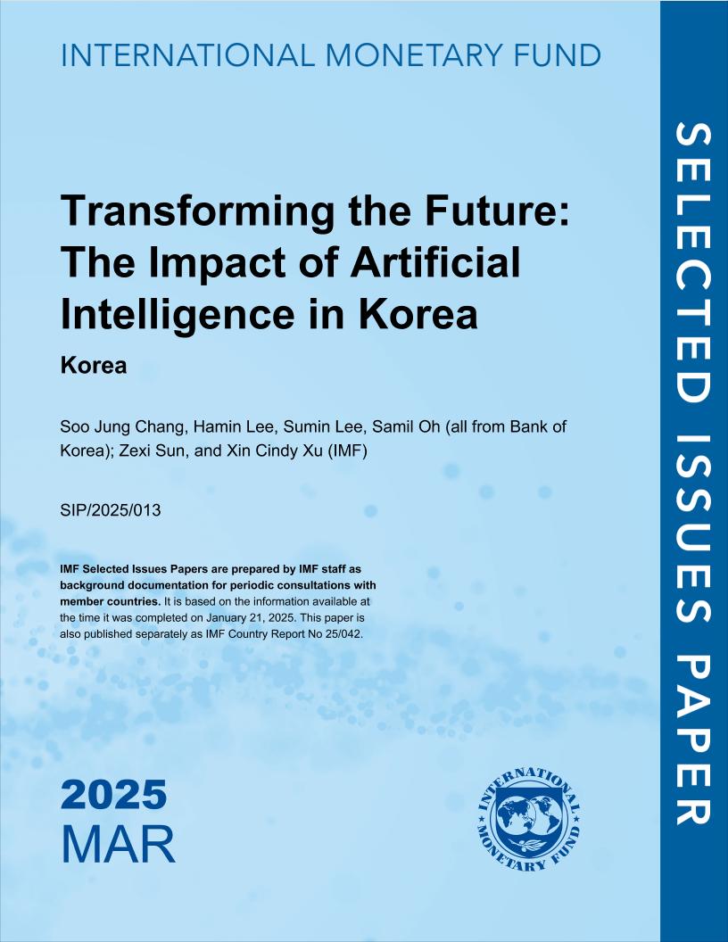 IMF-改变未来：人工智能在韩国的影响（英）-2025-26页
