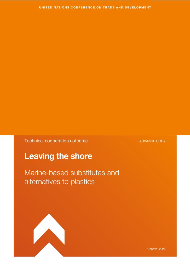联合国贸易发展委员会-离开海岸：海洋塑料替代品和塑料替代品（英）-2025-87页