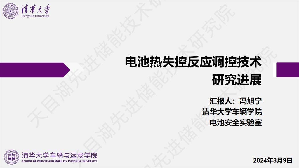 2025年电池热失控反应调控技术研究进展报告-58页