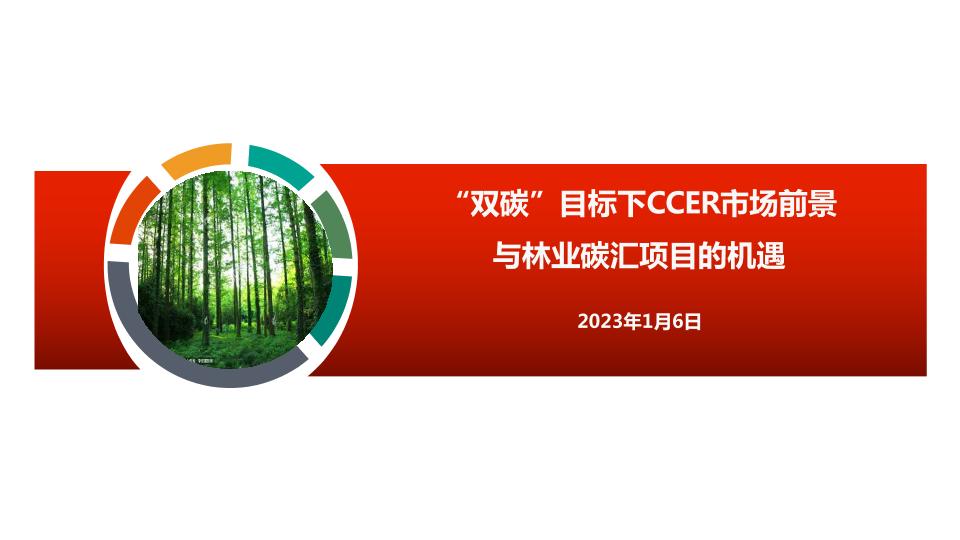 【65页】“双碳”目标下自愿减排CCER项目开发与林业碳汇新机遇