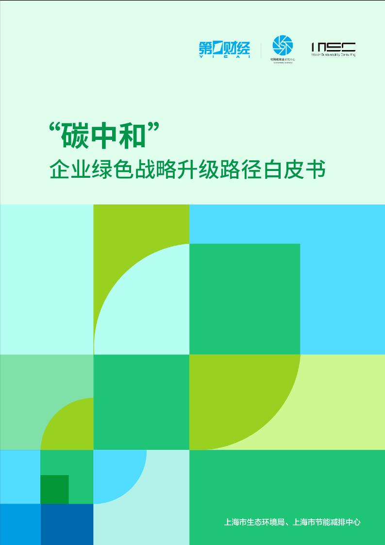 “碳中和”企业绿色战略升级路径白皮书-44页