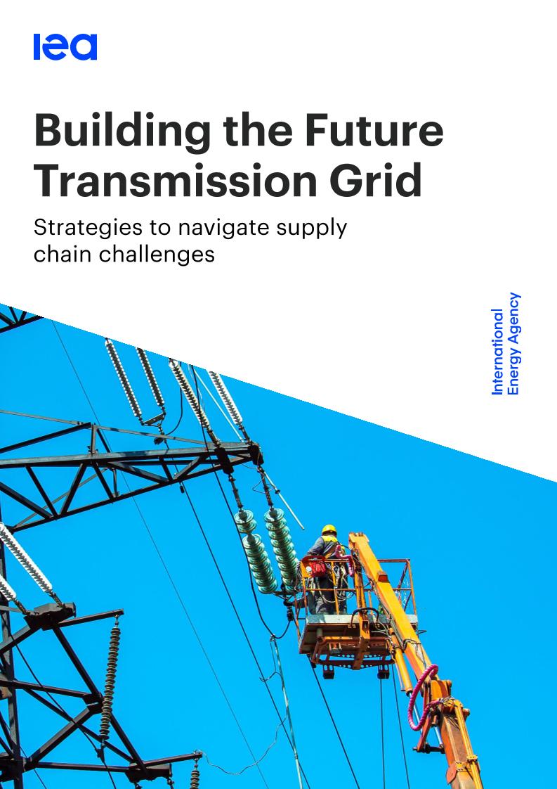 国际能源署：构建未来输电网：应对供应链挑战的策略（英文版）