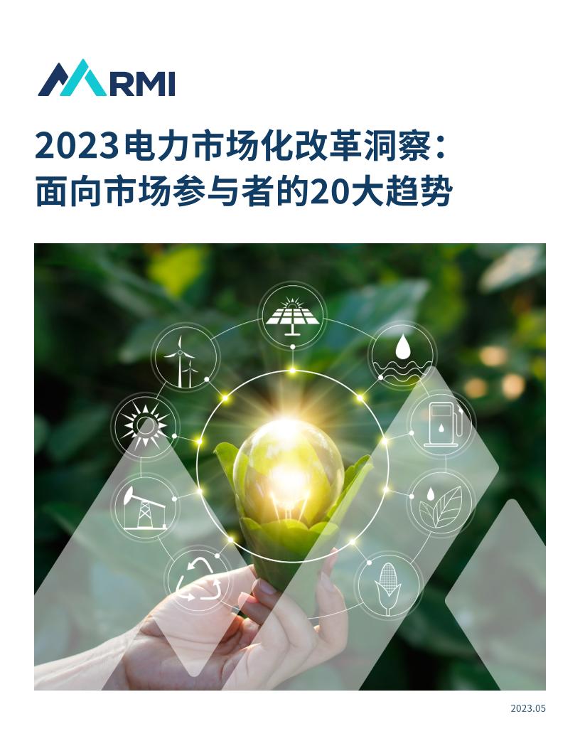 【研究报告】2023电力市场化改革洞察：面向市场参与者的20大趋势