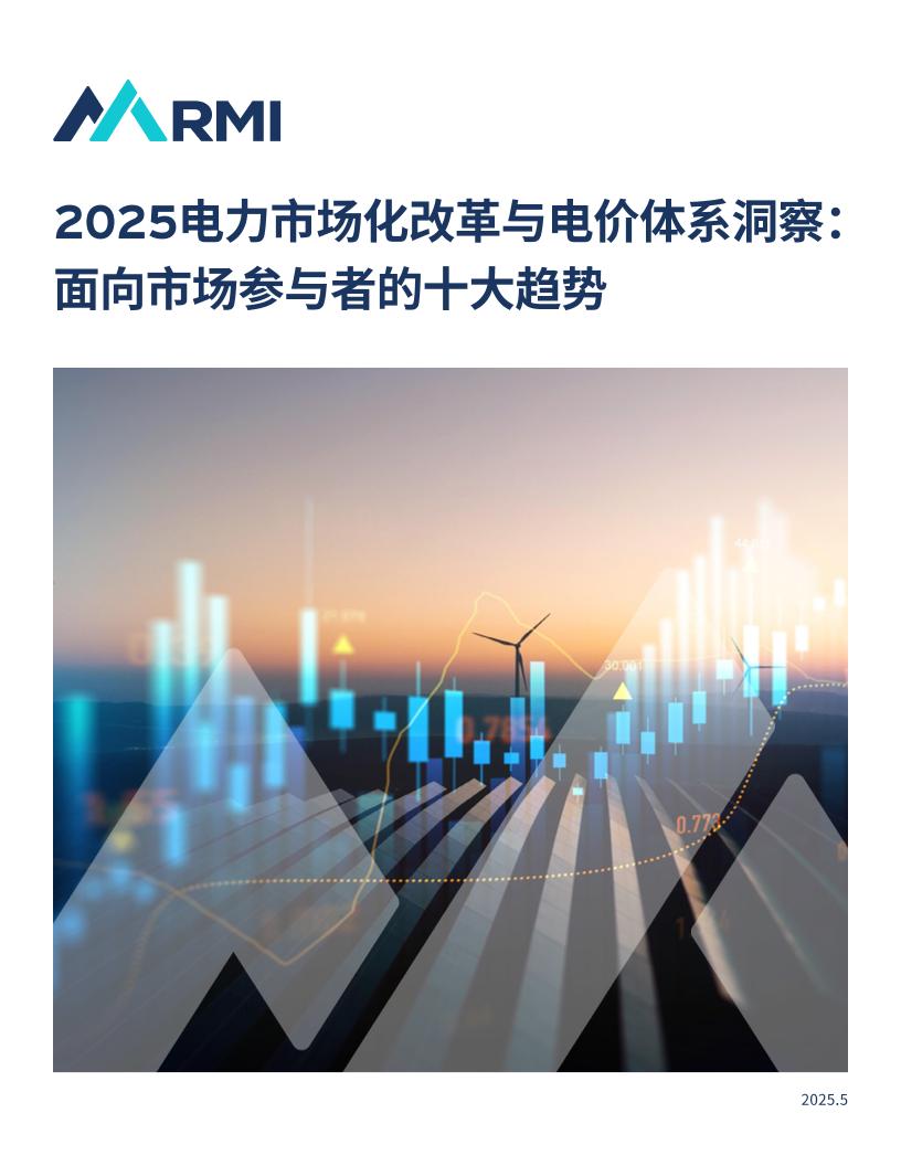 落基山研究所RMI：2025电力市场化改革与电价体系洞察：面向市场参与者的十大趋势