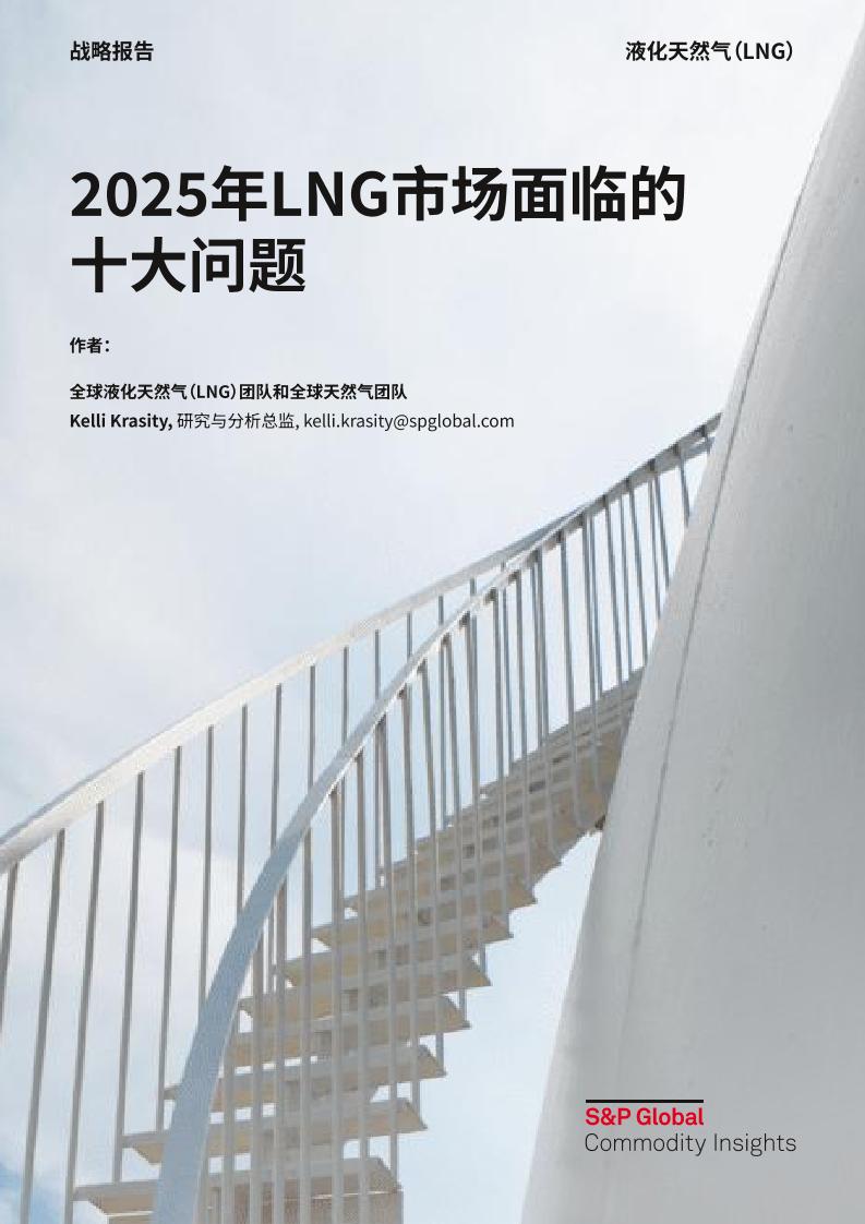 标普全球：2025年LNG市场面临的十大问题