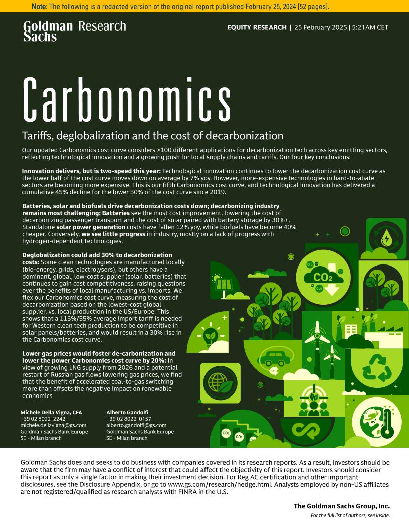 【推荐】2025年关税、去全球化和减碳的成本报告（英文版）