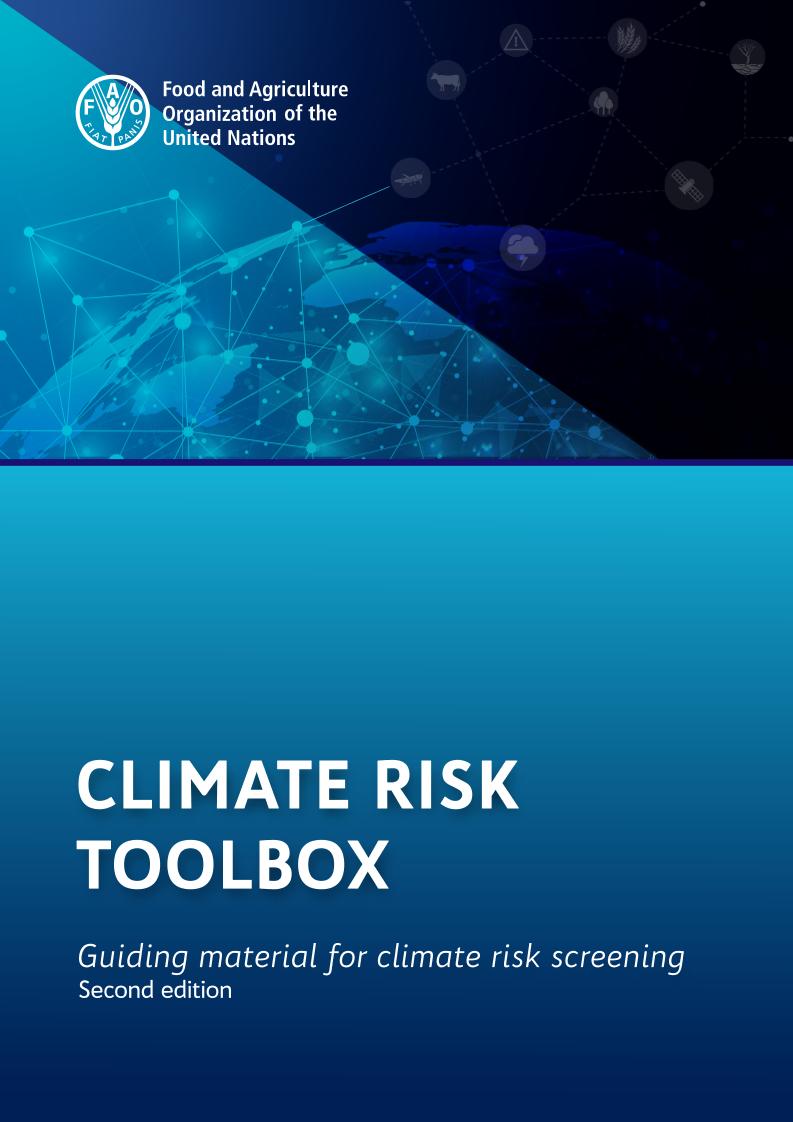 2025年气候风险工具箱指导材料进行气候风险筛查报告（英文版）