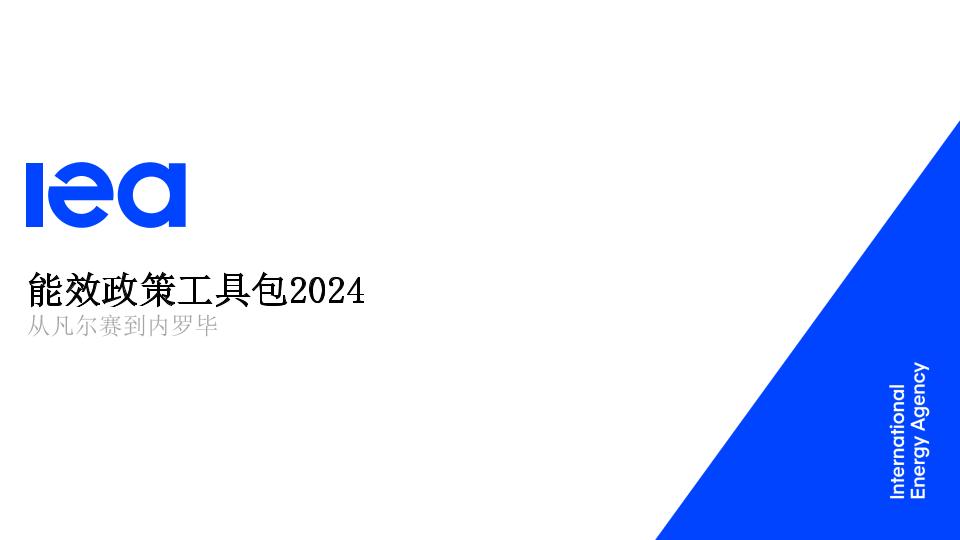 2024年能效政策工具包