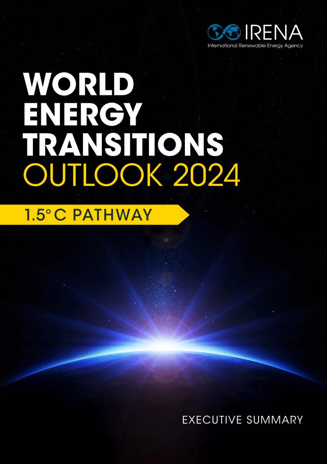 11.国际可再生能源署《2024年世界能源转型展望》（英文版）