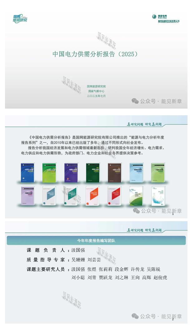 中国电力供需分析报告（2025）