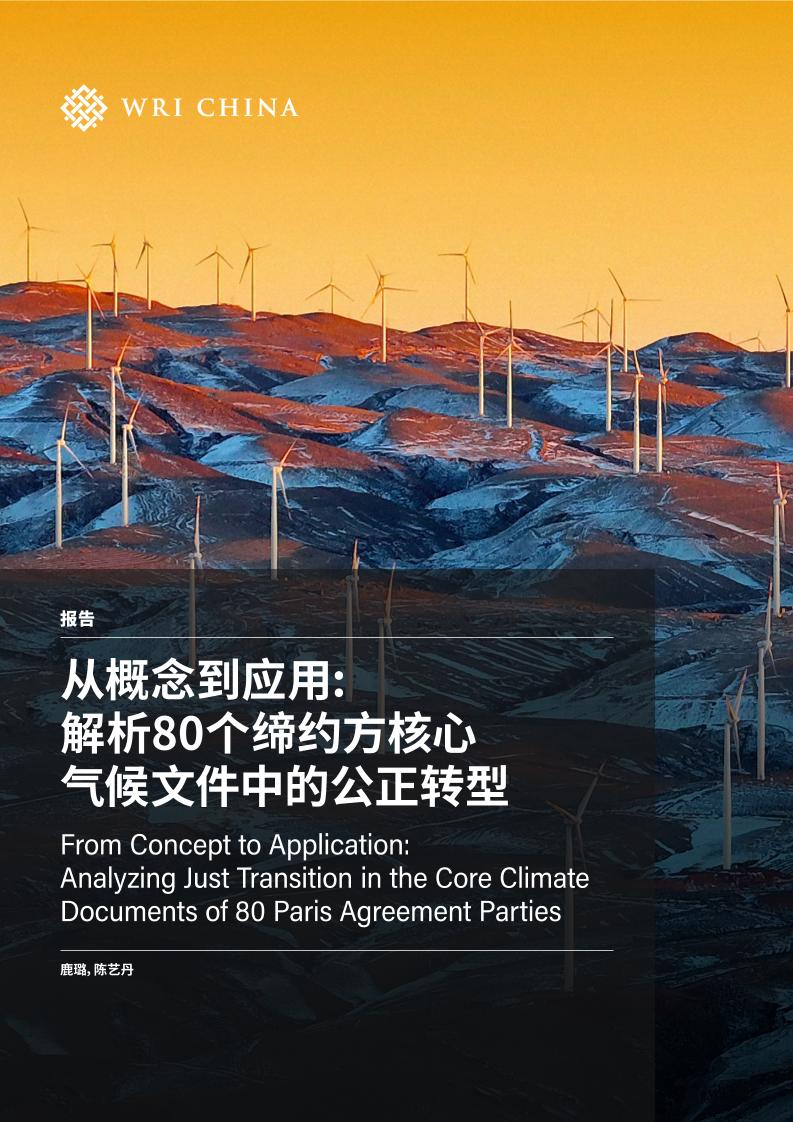 从概念到应用解析80个缔约方核心气候文件中的公正转型