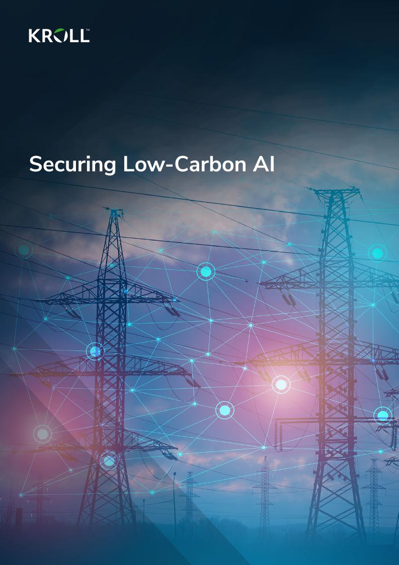 KROLL：2025年保障低碳人工智能报告（英文版）