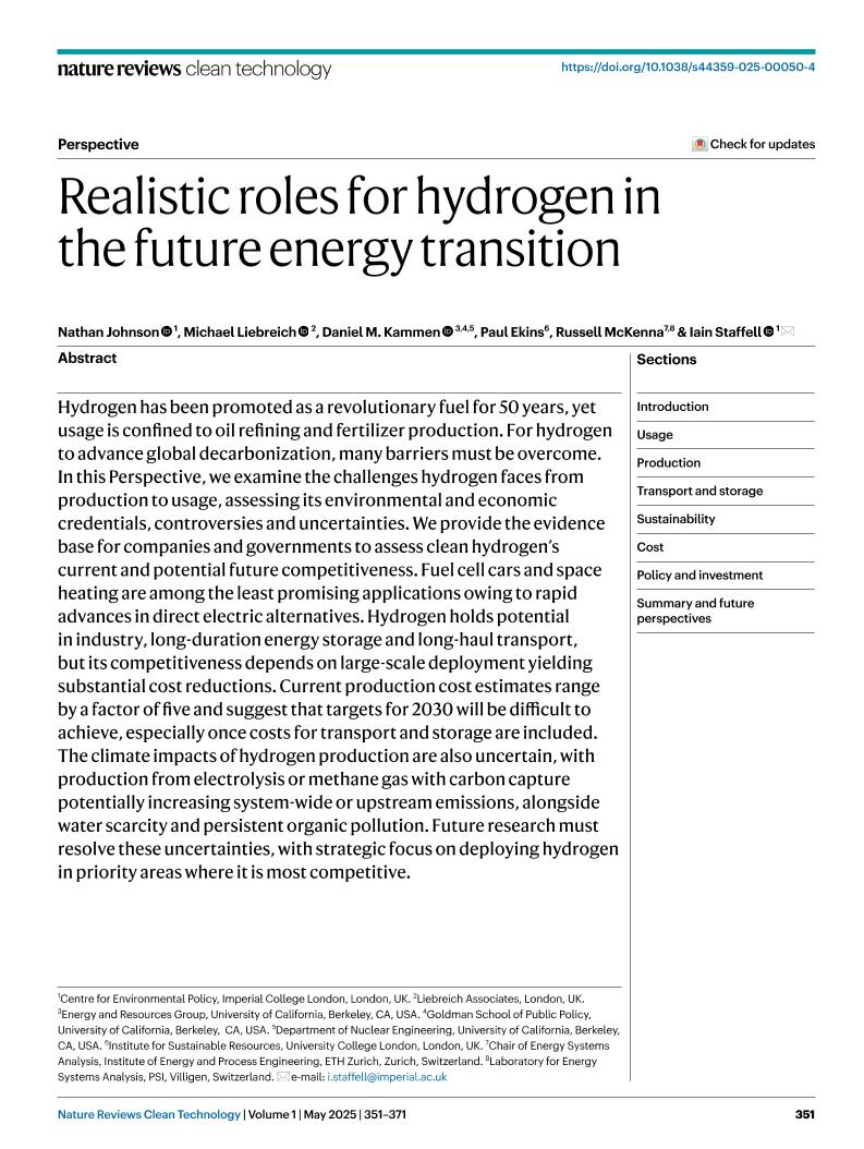 【推荐】氢在能源转型中的现实作用（英文版）