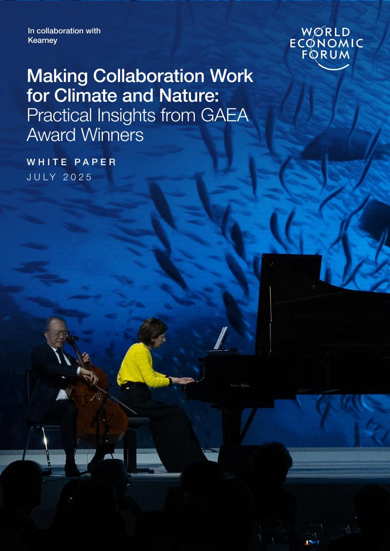 世界经济论坛：2025年让合作为气候和自然服务：GAEA获奖者的实践见解报告（英文版）
